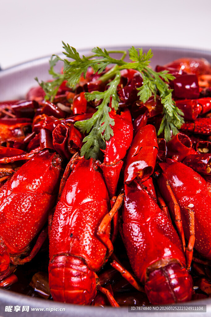 美味小龙虾 色泽诱人