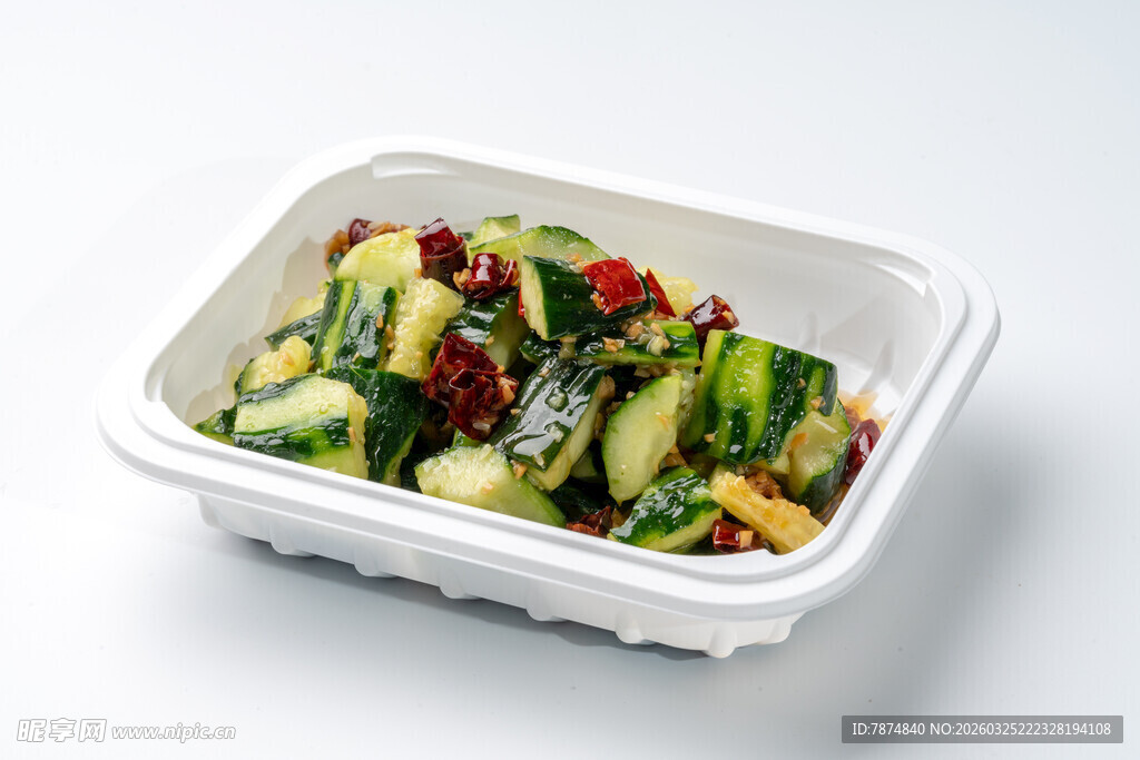 盒装凉拌黄瓜配菜