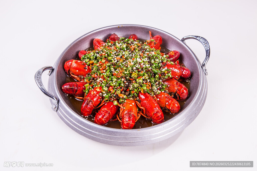 美味诱人的香辣小龙虾