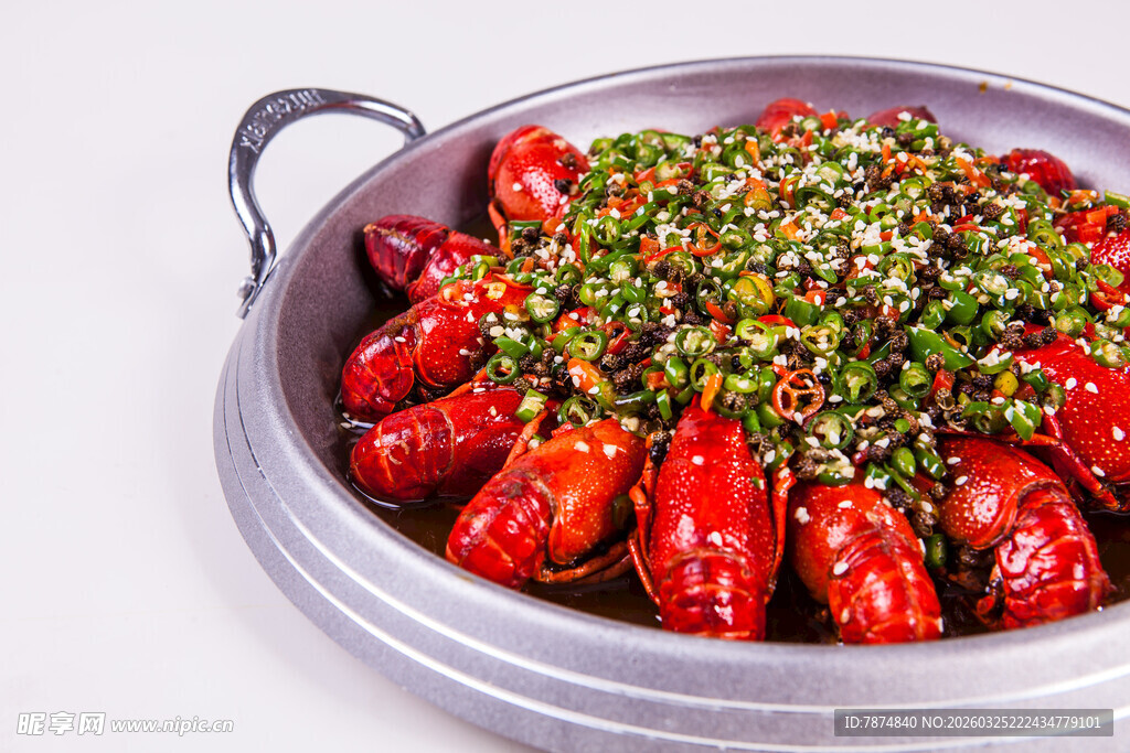 香辣诱人的美味小龙虾