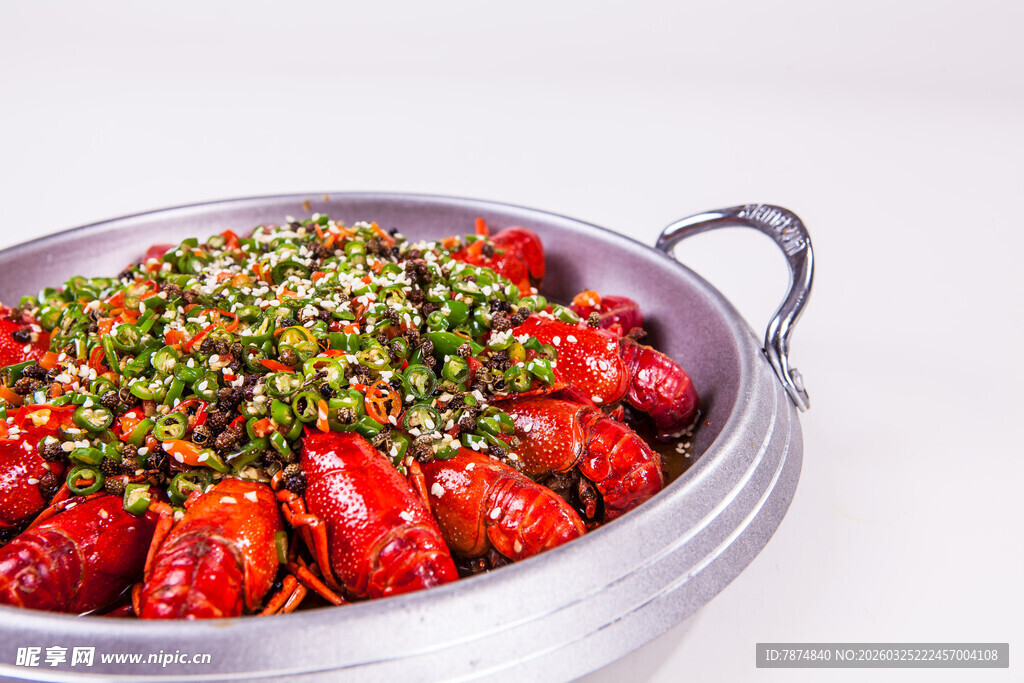 美味诱人的香辣小龙虾