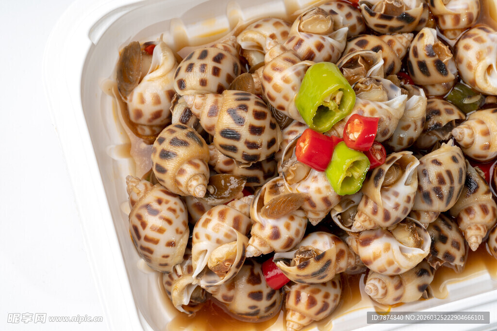 美味花螺 色泽诱人