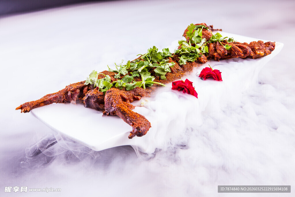 香烤全羊配清新蔬菜