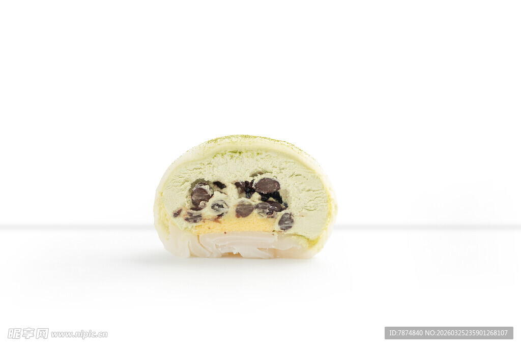 美味夹心糕点特写