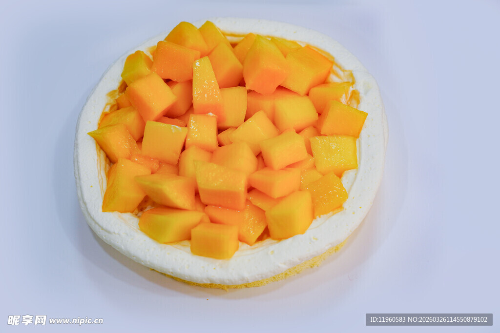 生日蛋糕夹心芒果夹心