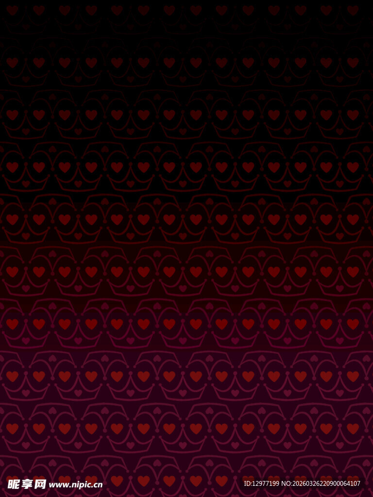 渐变红点图案背景