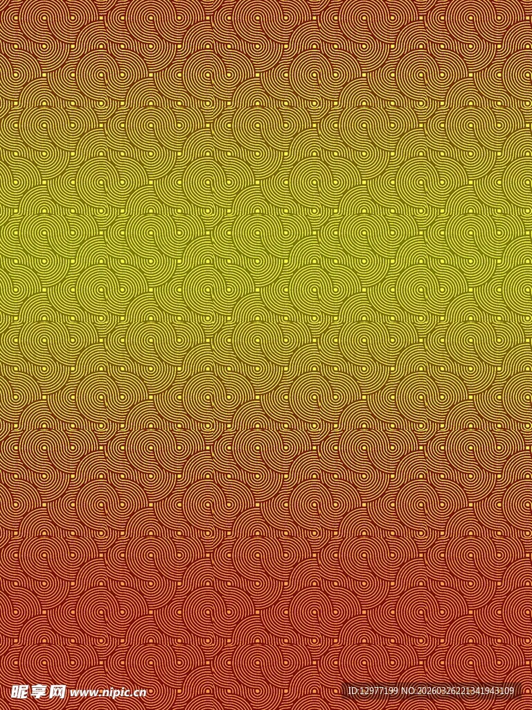 渐变红黄几何纹理背景