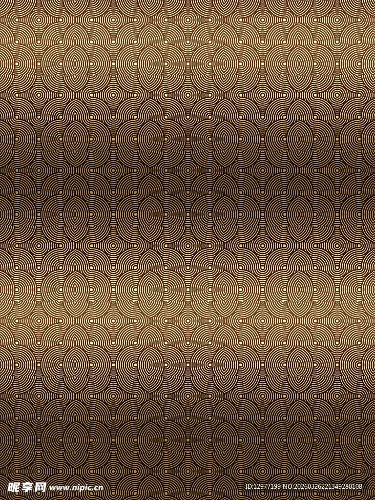 棕色花纹金属质感背景图