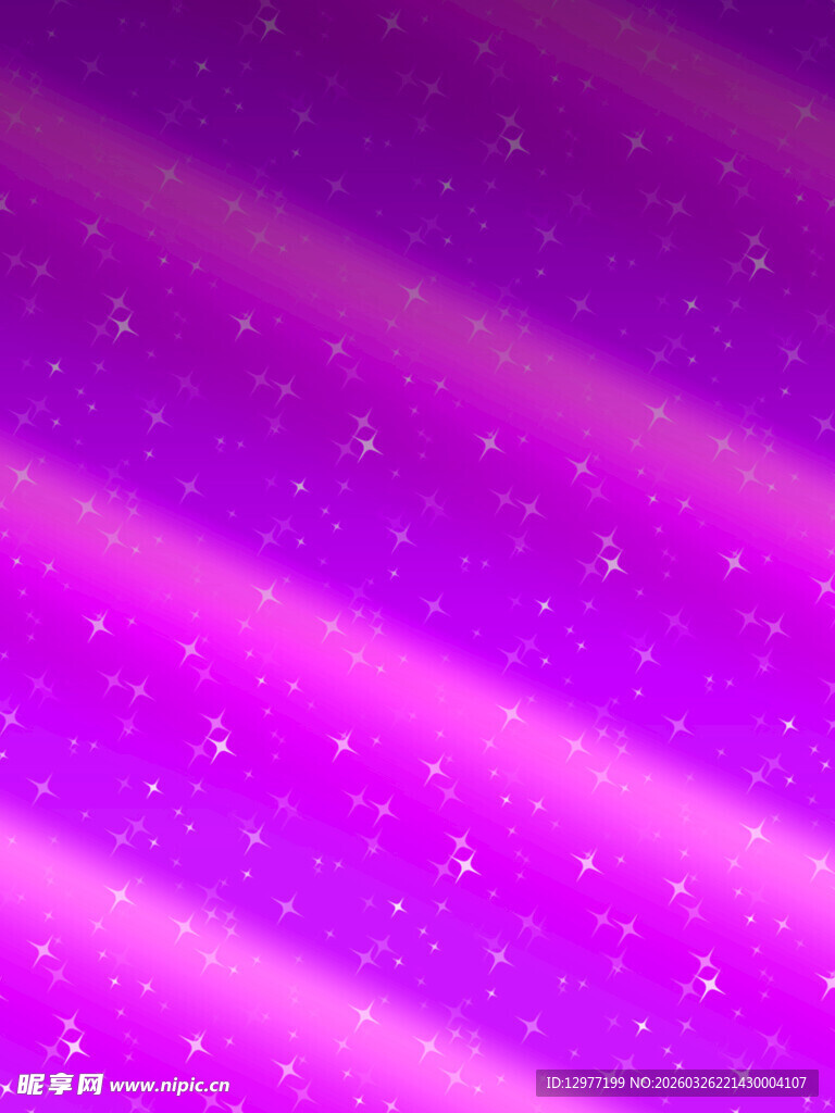 梦幻紫色条纹星光背景
