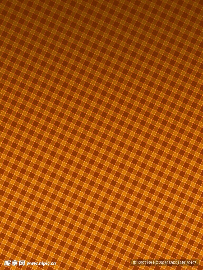 橙色网格纹理背景图