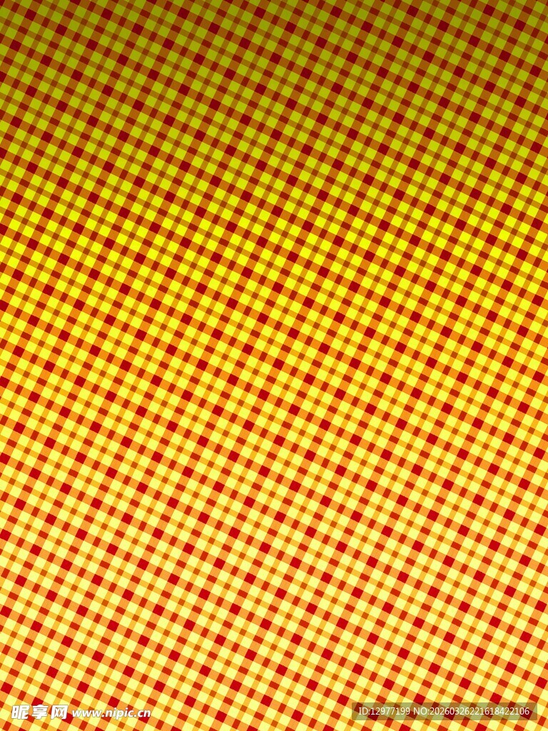 黄色网格纹理背景图案