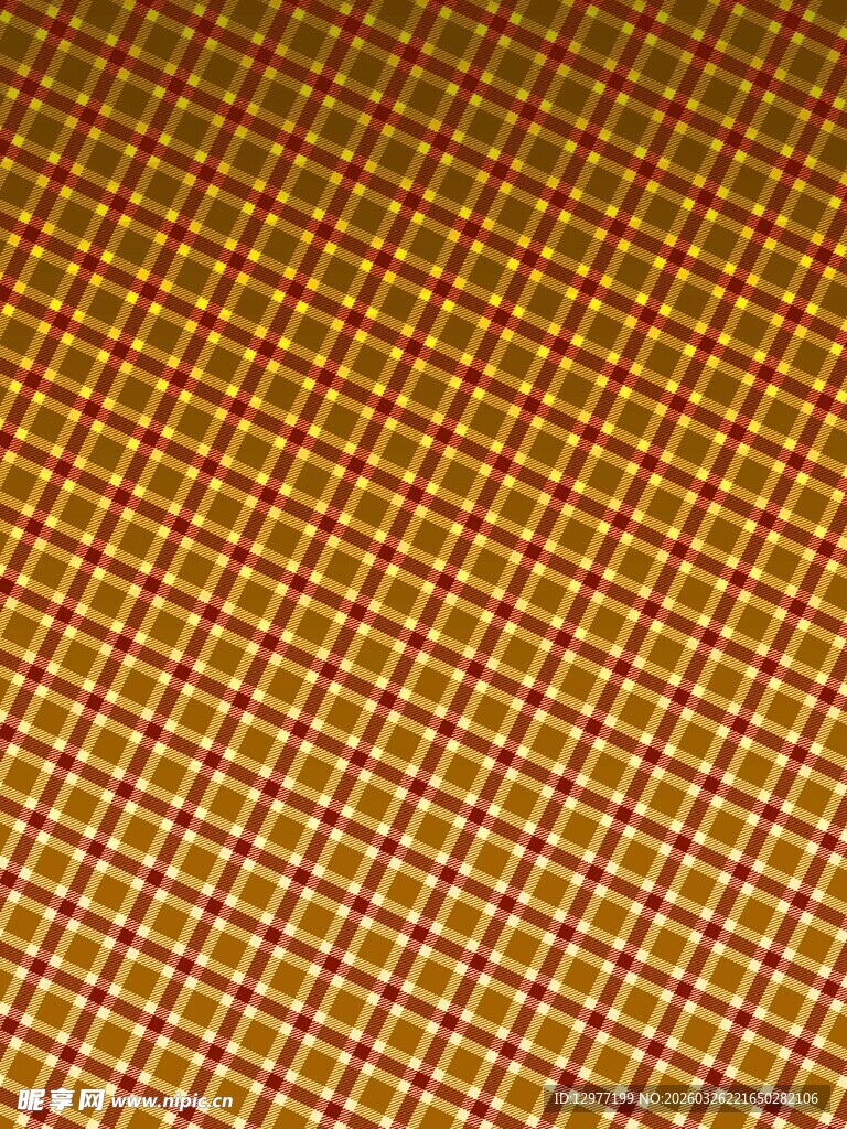 橙色网格纹理背景图案