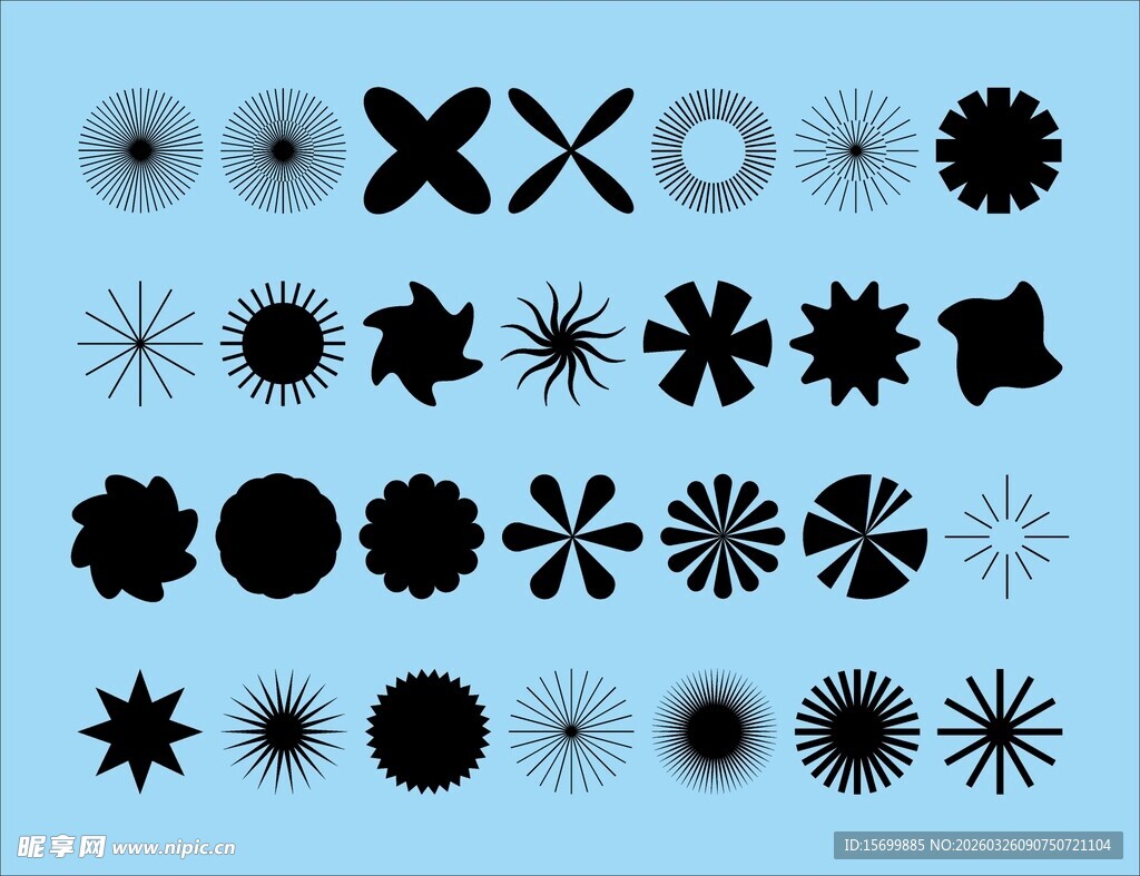多样几何图案设计元素