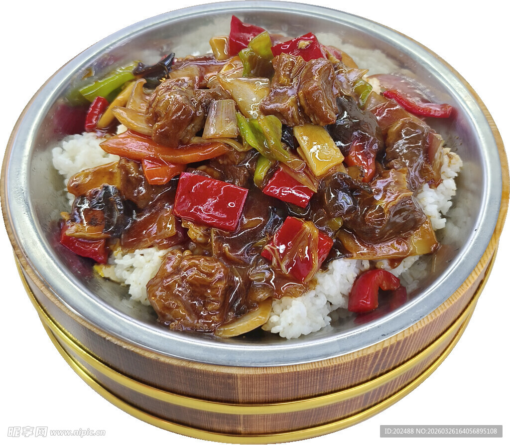 招牌红烧牛腩木桶饭