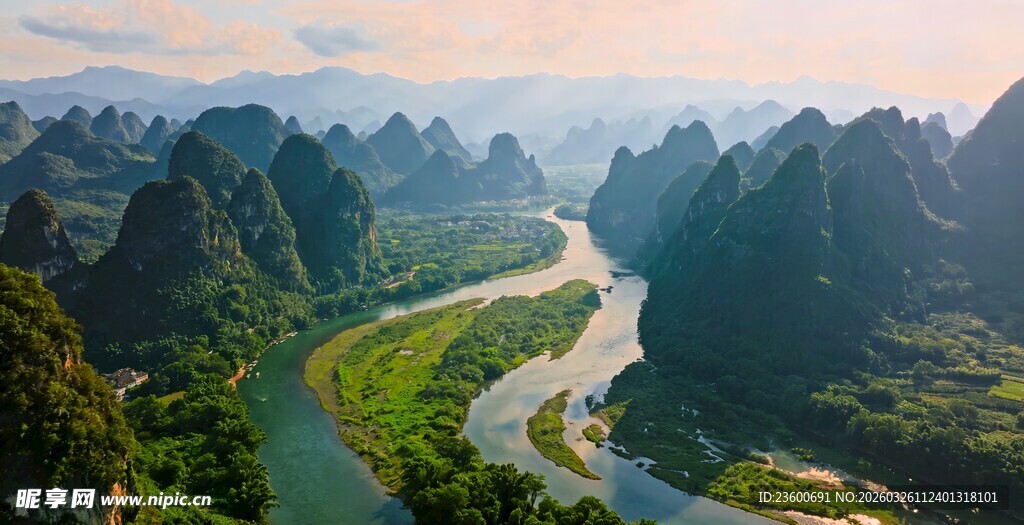 漓江山水美景如画