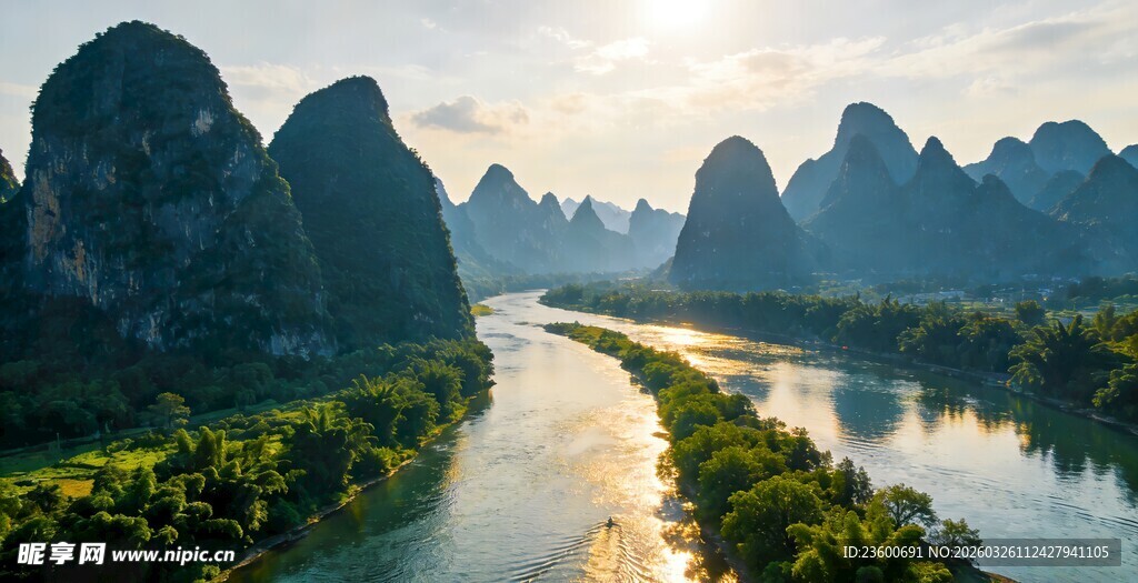 漓江山水美景如画