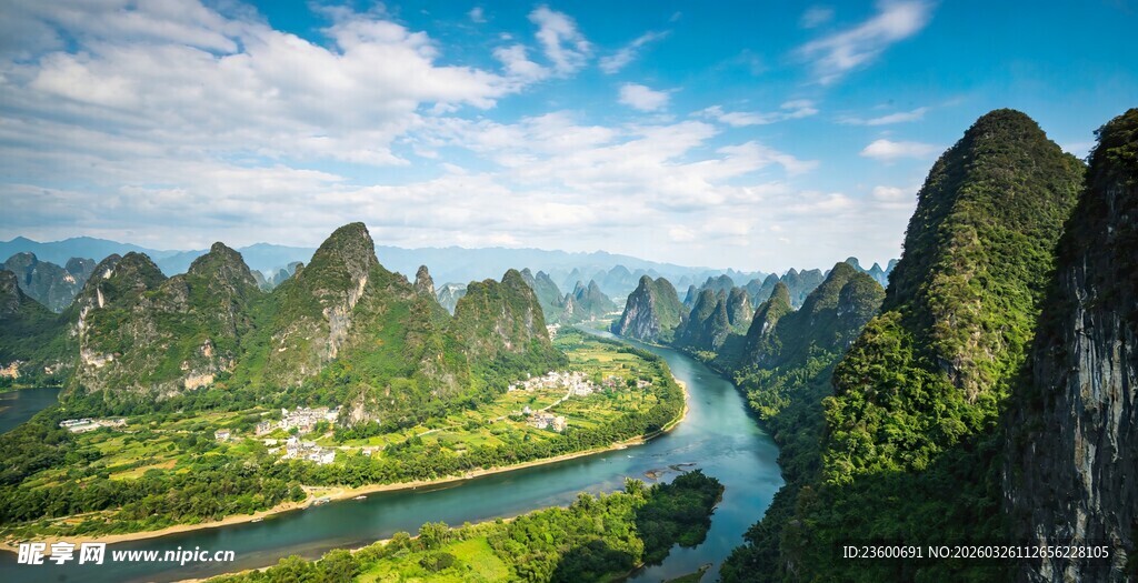 漓江山水美景如画