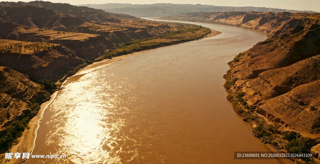 壮丽黄河峡谷风光