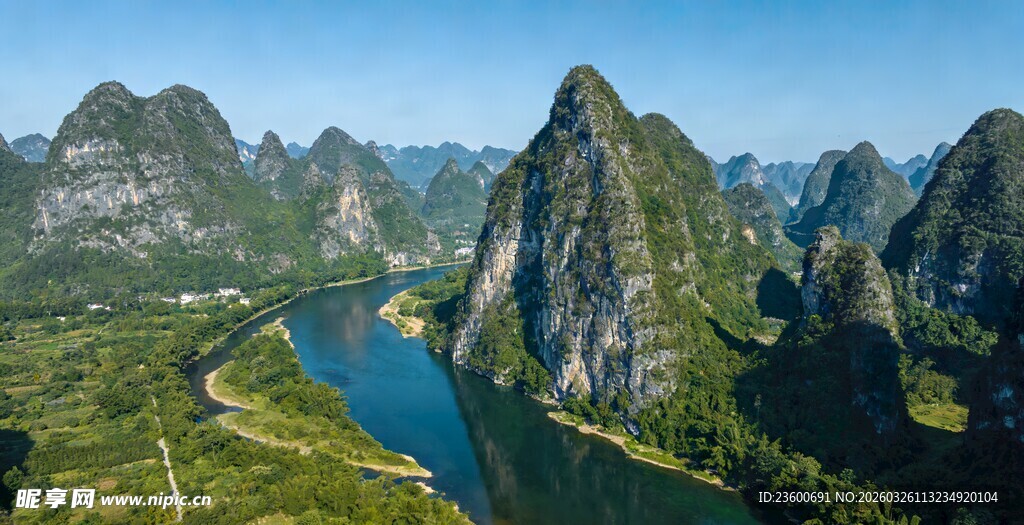 桂林山水风光秀丽景色