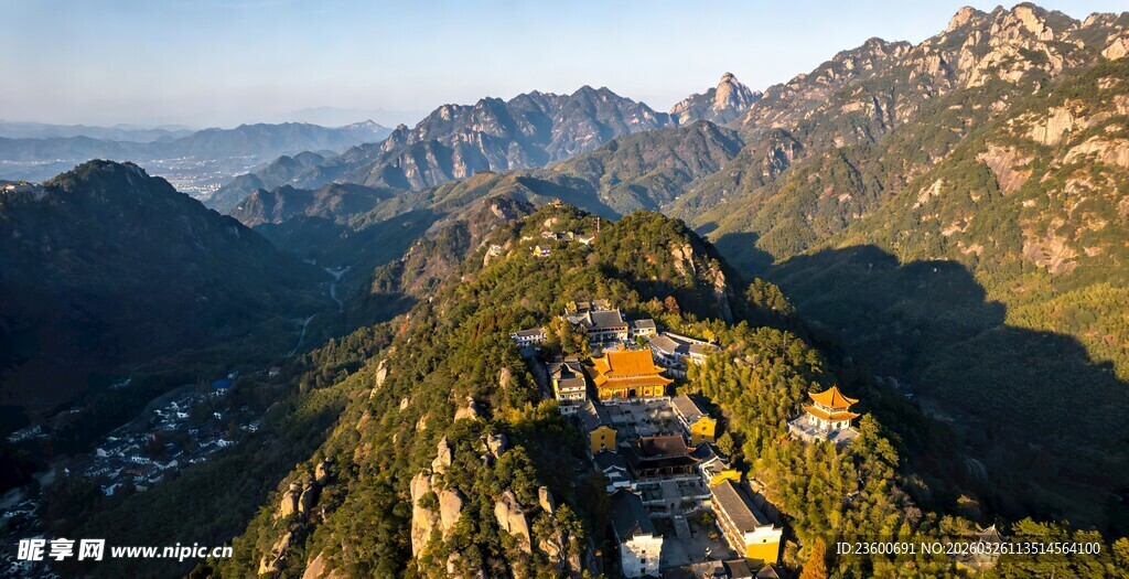 九华山壮美自然风光