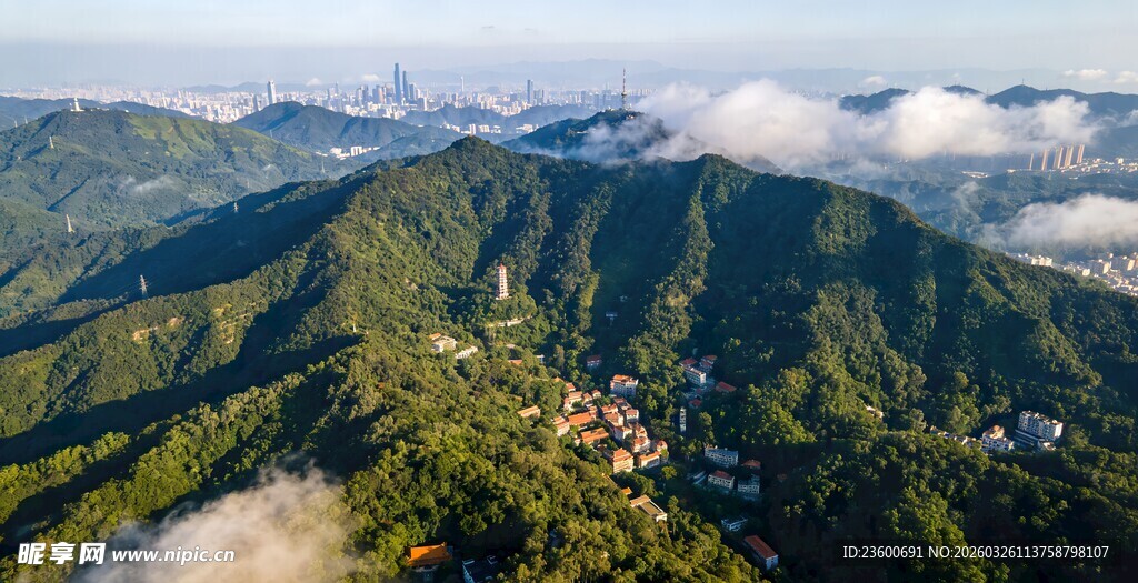 白云山的秀丽风光