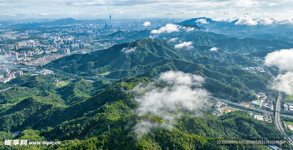 白云山的壮美景观