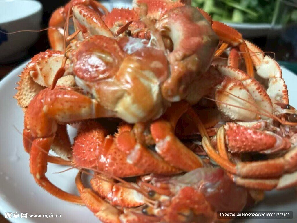 一盘美味大闸蟹