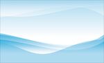 蓝色渐变波浪背景图