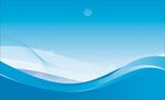 蓝色渐变波浪背景图
