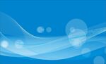 蓝色梦幻渐变波浪背景图