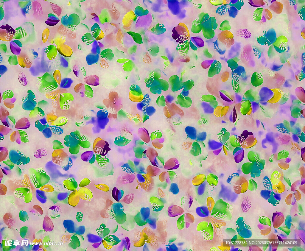 多彩碎花图案纹理背景