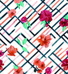 花卉几何图案纹理设计