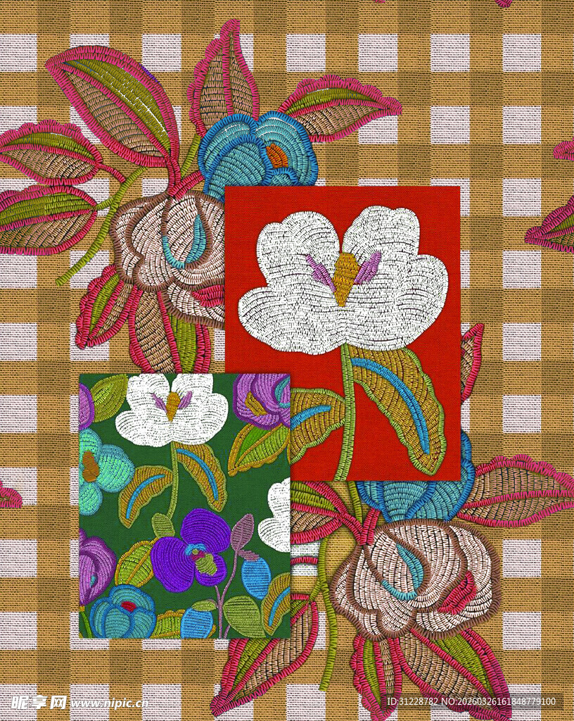 多彩手工艺品展示