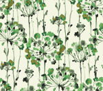 绿色蒲公英花卉图案背景