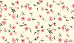 粉色碎花图案背景