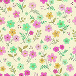 清新碎花图案背景