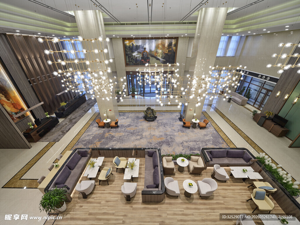 豪华大气的室内公共空间