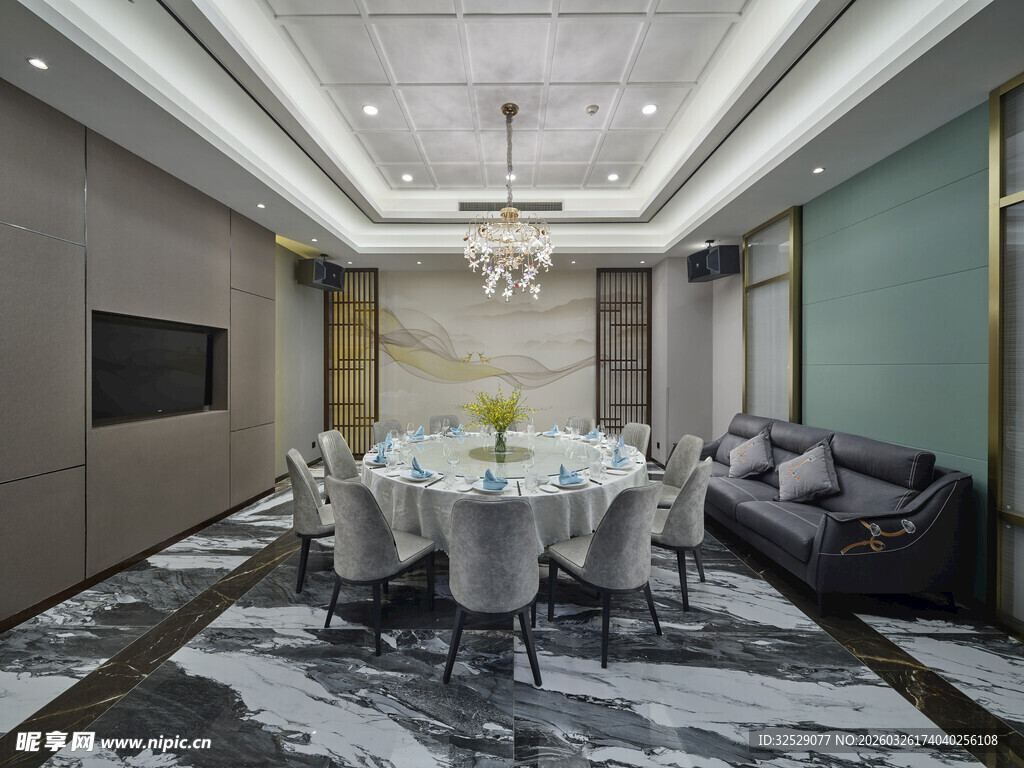 现代豪华餐厅室内设计