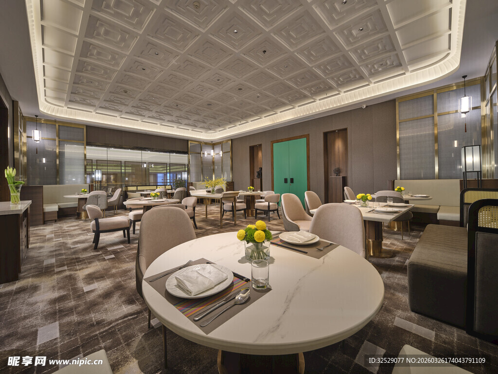 现代简约风格餐厅室内景观