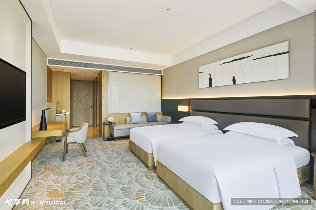 现代简约风格酒店客房