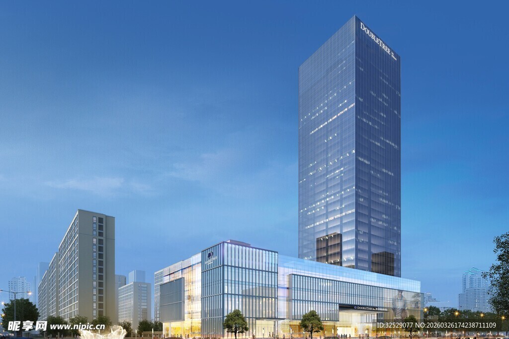 现代高楼大厦城市景观