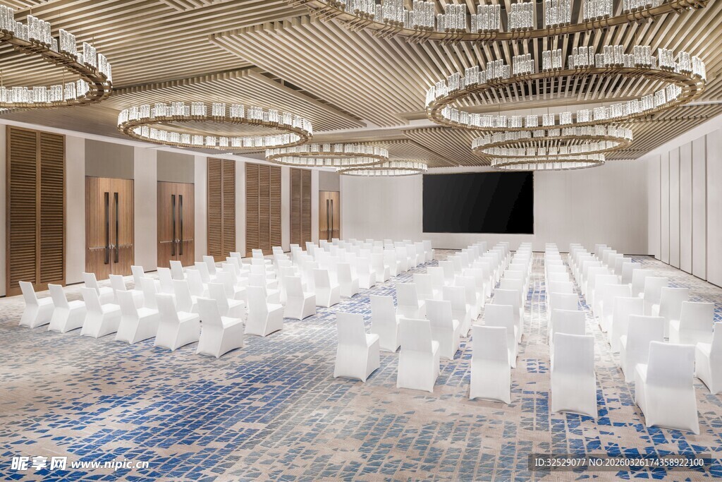 豪华宴会厅布置场景