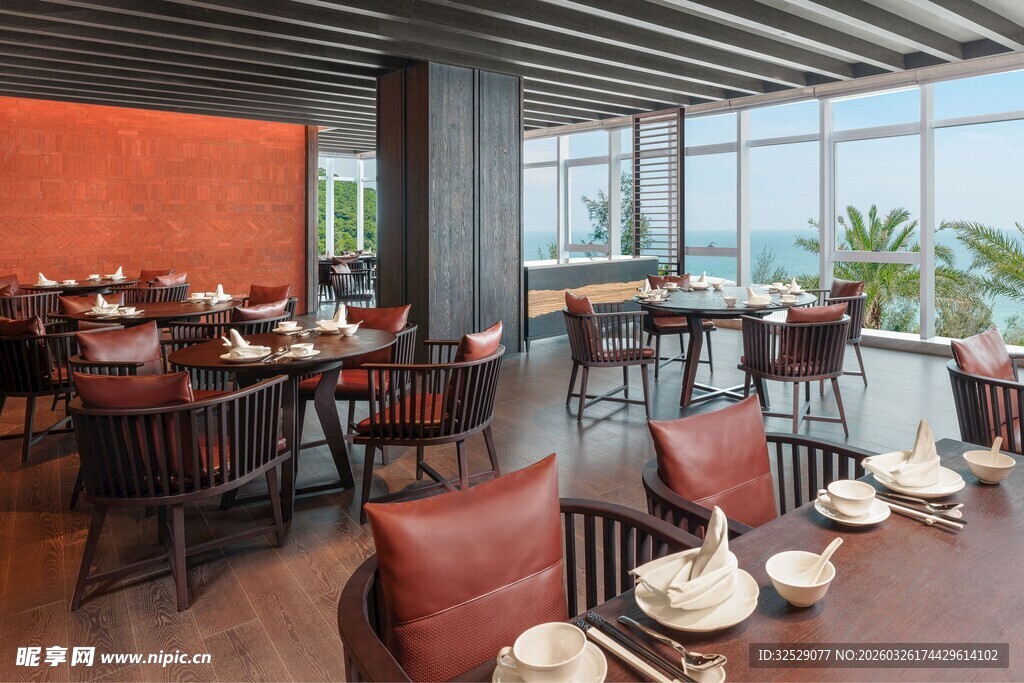 现代风格餐厅室内布局