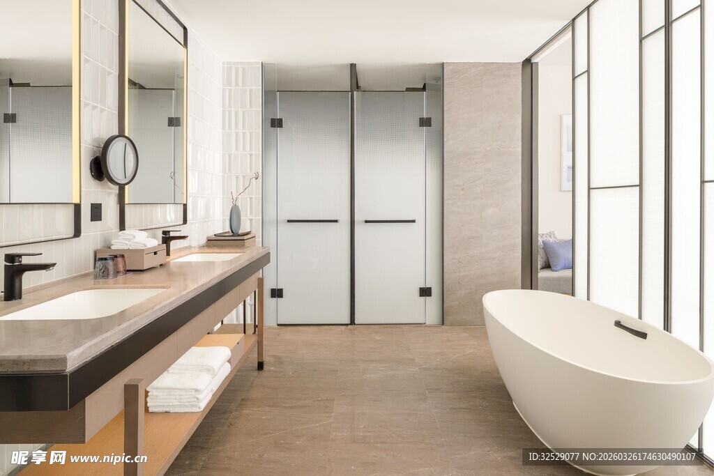 现代简约风格豪华浴室