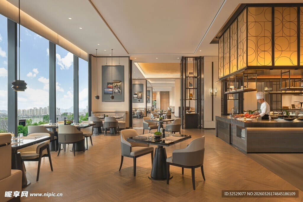 现代风格餐厅内景展示