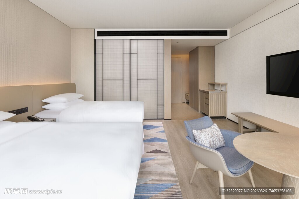 现代简约风格酒店客房