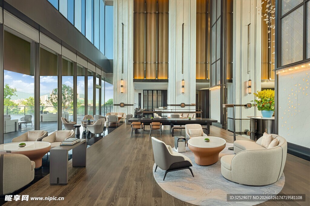 现代豪华室内休闲空间