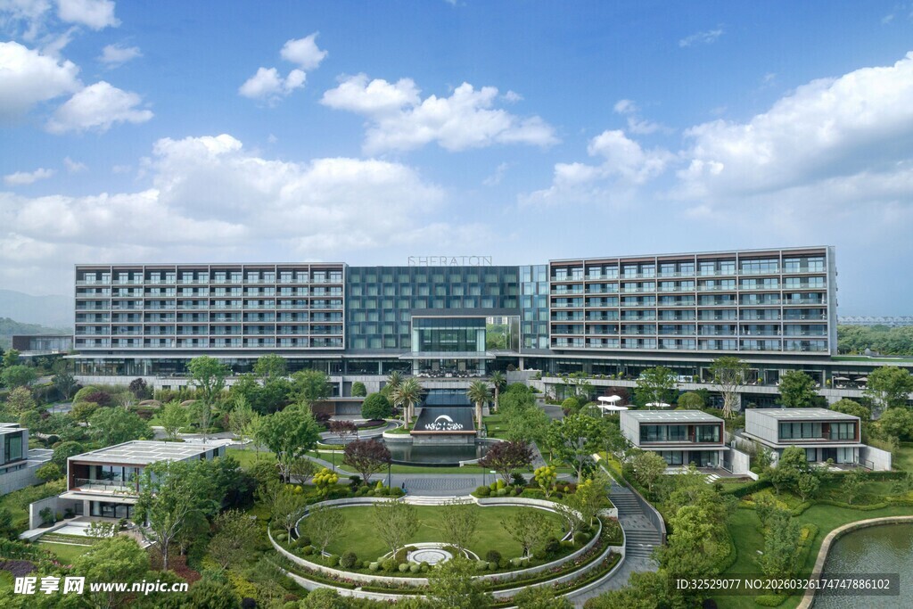 现代大气的园区建筑景观