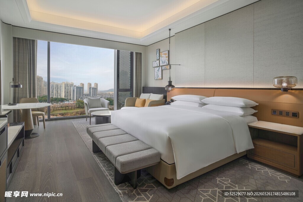 现代简约风格豪华酒店客房