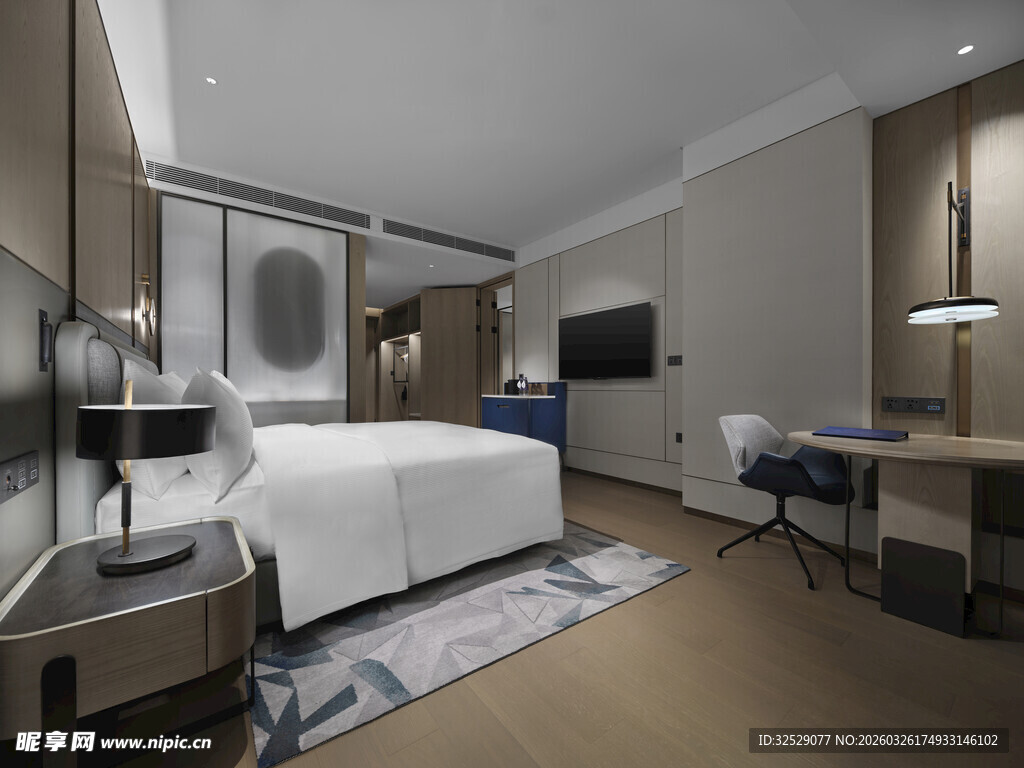 现代简约风格豪华卧室